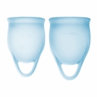 Комплект менструальных чаш «Satisfyer» голубой 2 шт.