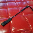 Кожаный плетеный стек ручной работы 50 см