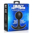 Утяжеленная анальная пробка Heavy Hitters Comfort Plugs XL 119 мм