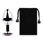 Анальная втулка «Jewelry» рубин 82 мм