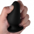 Анальная пробка «Squeeze-It» S черная 89 мм