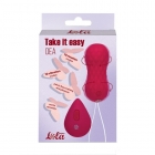 Вращающиеся виброшарики на пульте «Dea» бордо 83 мм