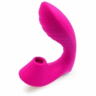 Инновационный вибратор с вакуумной стимуляцией «Billow Suction Lover» розовый