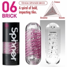 Мастурбатор с эффектом вращения «Tenga Spinner Brick» 130 мм