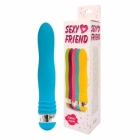 Вибратор "Sexy Friend" 17,5 см., голубой