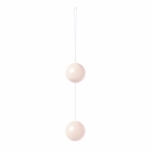 Вагинальные шарики "Vibratone Duo-Balls" белые