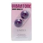 Вагинальные шарики "Vibratone Duo-Balls" фиолетовые
