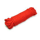 Красная верёвка из хлопка 10 метров