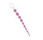 Анальная цепочка "Jelly Butt Beads" 26,7 см розовая