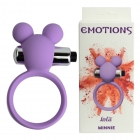 Эрекционное виброкольцо Lola Emotions Minnie фиолетовое