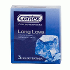 Презервативы Contex Long love с анестетиком 3 шт.
