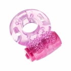 Эрекционное кольцо "Бабочка" с вибрацией розовое