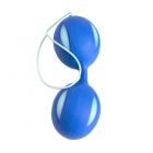 Синие вагинальные шарики со шнурком
