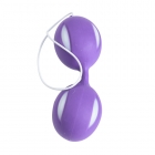 Фиолетовые вагинальные шарики со шнурком