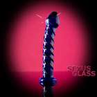 Фаллоимитатор стеклянный "Sexus Glass" 18 см лазурно-синий