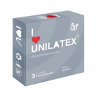Рельефные презервативы «Unilatex» 3 шт.