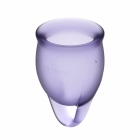 Комплект менструальных чаш «Satisfyer» фиолетовый