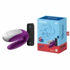Парный вибратор Satisfyer Double Fun с возможностью управления через пульт и приложение