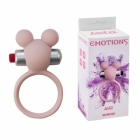 Эрекционное кольцо с вибраций "Minnie" нежно розовое