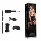 Сет для бондажа Bondage Kit (кляп, анальная втулка, веревка, паддл, маска)