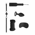 Сет для бондажа Bondage Kit (кляп, анальная втулка, веревка, паддл, маска)