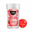 Лубрикант в шариках-желе Hot Ball клубника 2 шт.