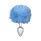 Анальная Пробка с Хвостом Diamond Twinkle Blue 6,5 см
