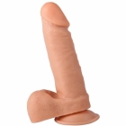 Фаллоимитатор с мошонкой на присоске «Биоклон» (длина 18,5 см, диаметр 4,1 см)