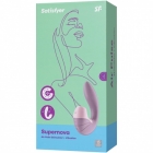 Вибратор с вакуумным стимулятором Satisfyer Supernova розовый
