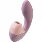 Вибратор с вакуумным стимулятором Satisfyer Supernova розовый