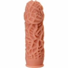 Насадка реалистичная «Kokos Extreme Sleeve» с дополнительной стимуляцией 127 мм