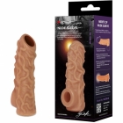 Насадка с рельефом из вен «Nude Sleeve» 100 мм