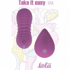 Вагинальные виброшарики с поступательным движением «Take it Easy Era» фиолетовые 83 мм