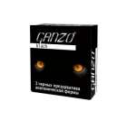 Черные анатомические презервативы Ganzo Black 3 шт.