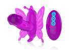 Клиторальный стимулятор "Double Vibrating Butterfly" фиолетовый