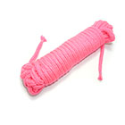 Розовая верёвка из хлопка 10 метров