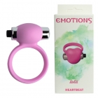 Эрекционное виброкольцо Lola Emotions Heartbeat розовое