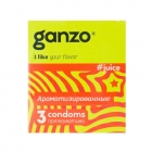 Презервативы Ganzo Juice ароматизированные 3 шт.