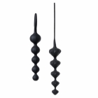 Сет из 2-ух черных анальных цепочек «Beads»